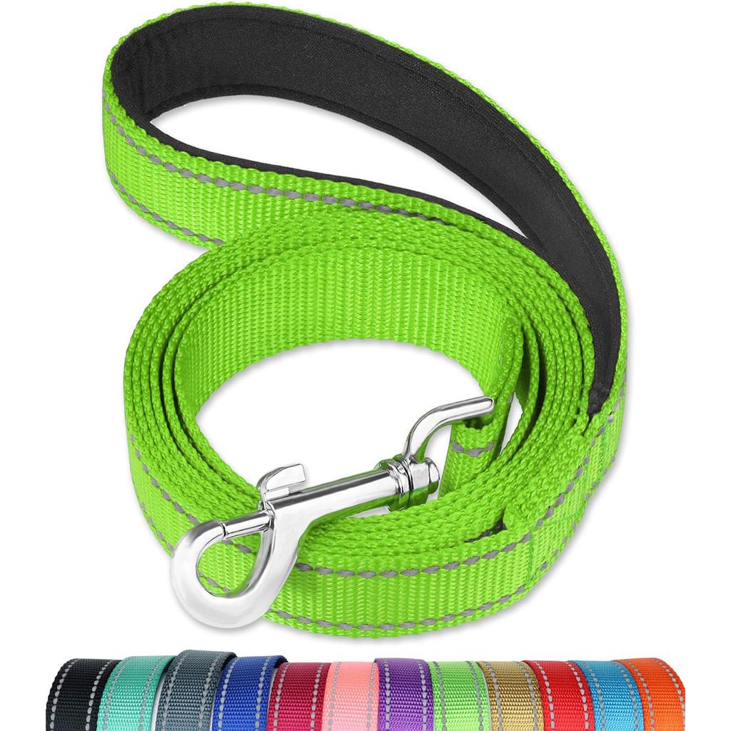 Reflective Dog Leash - Soft Padded Handle for Comfortable Training and Walking - Ideal for Medium and Small Dogs - High Visibili