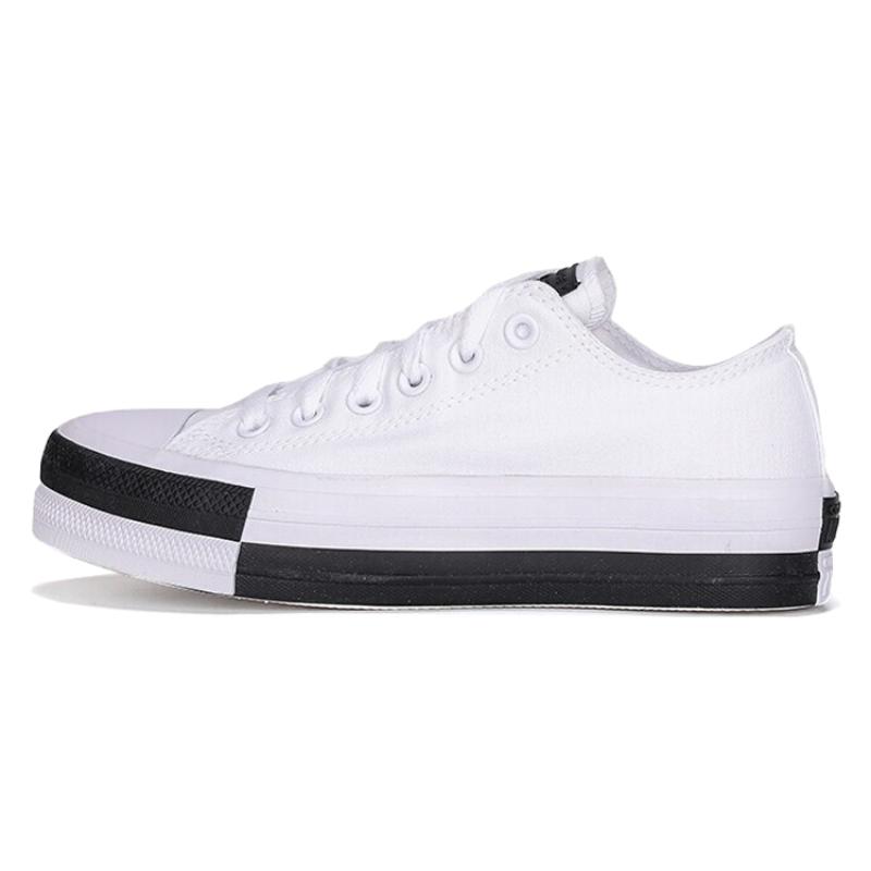 

Converse Chuck Taylor All Star Everyday Versatile Non-Slip Abrasion Resistant Low-Top Espadrilles Women s Black & White 41.5