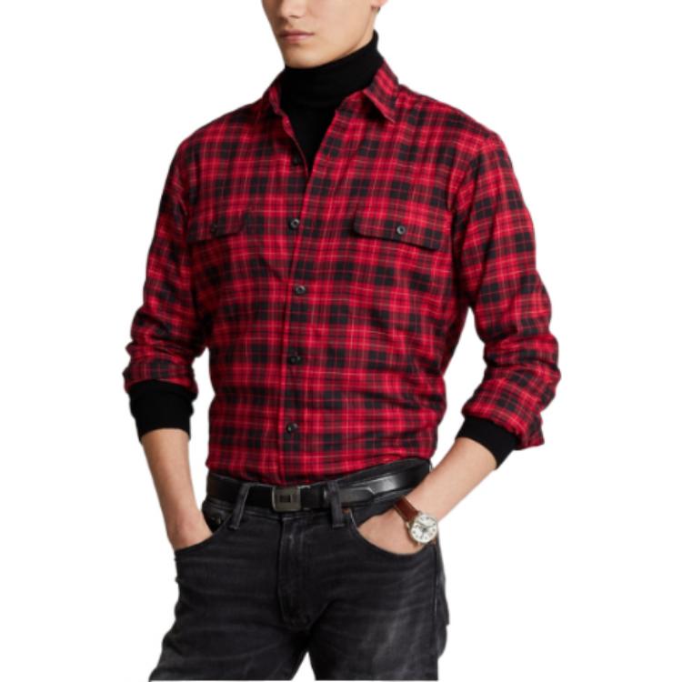 Polo Ralph Lauren FW22 Plaid Twill Long Sleeve Shirt Men Shirts Multicolor MNPOWOV16822610-999
