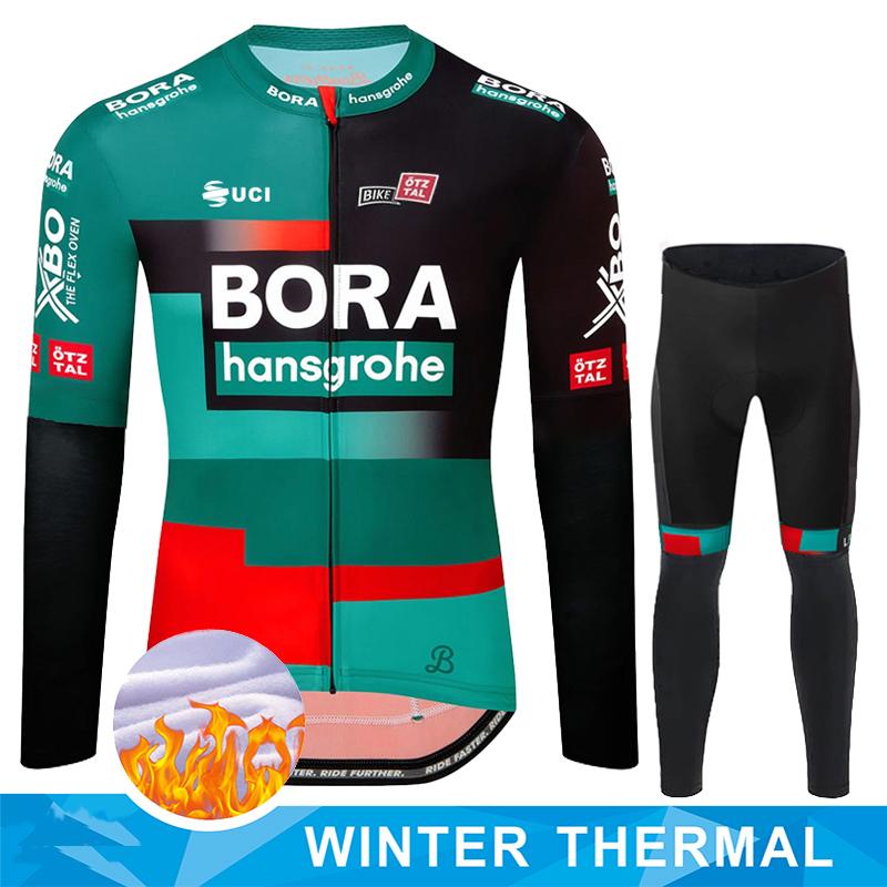 UCI BORA Cycling Clothes Men Complete 2026 Sports Set Men's Blouse Mountain Bike Jacket Bib Clothing Man Bicycle Jerseys Mtb