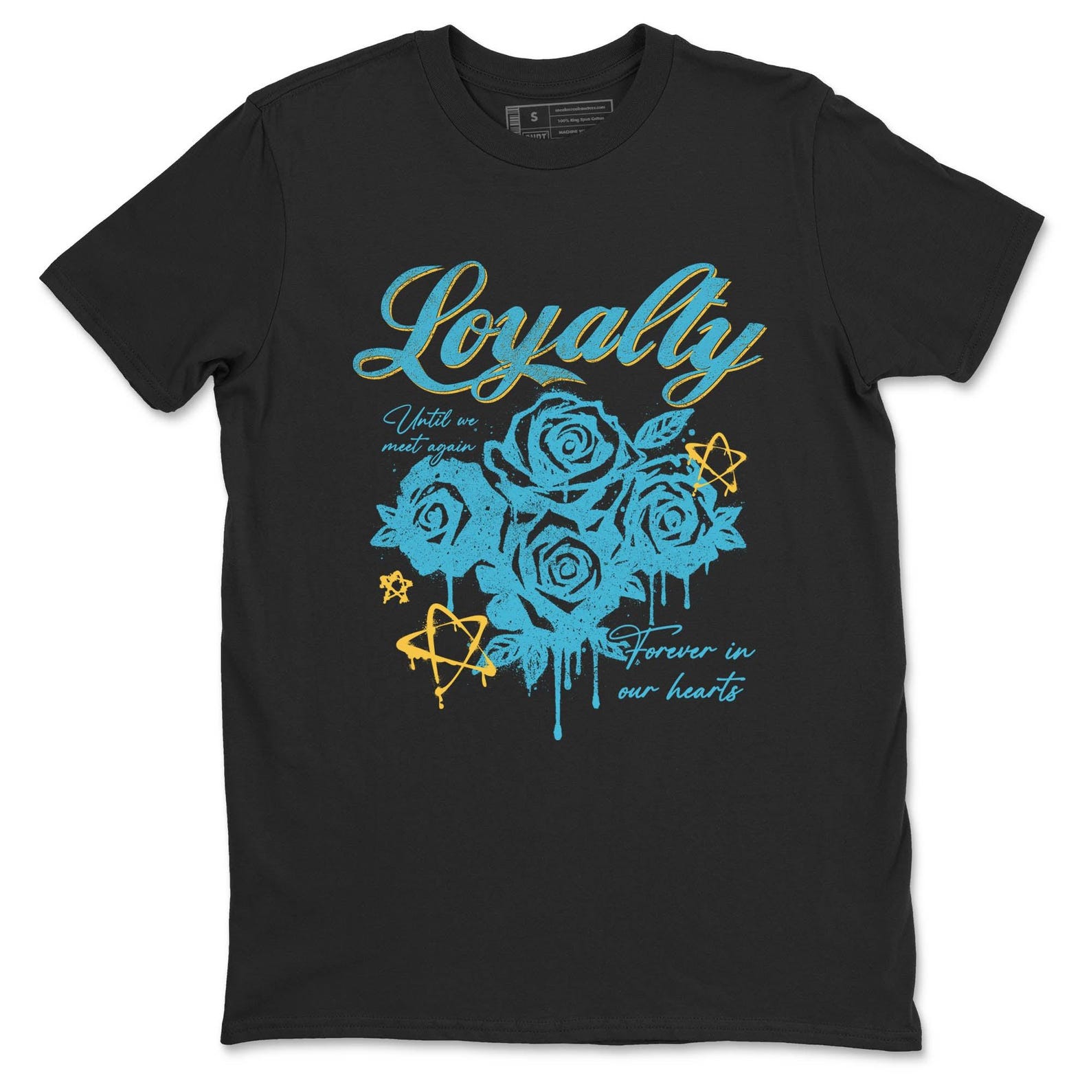 Loyalty graphic tee. Streetwear Best Sneaker Fit Graphic T-Shirt. 11s Gamma S
