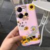 Phone Case for Infinix Smart 7 Plus Case X6517 Bumper Flower Girly Soft Silicone Cover for Infinix Smart 7 X6517 Funda Smart 7+