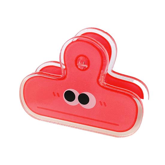 12 Pcs Long Tail Ticket Clip Colorful Acrylic Paper Binder Clips Document Information Storage Clamp for Home School Office Supplies