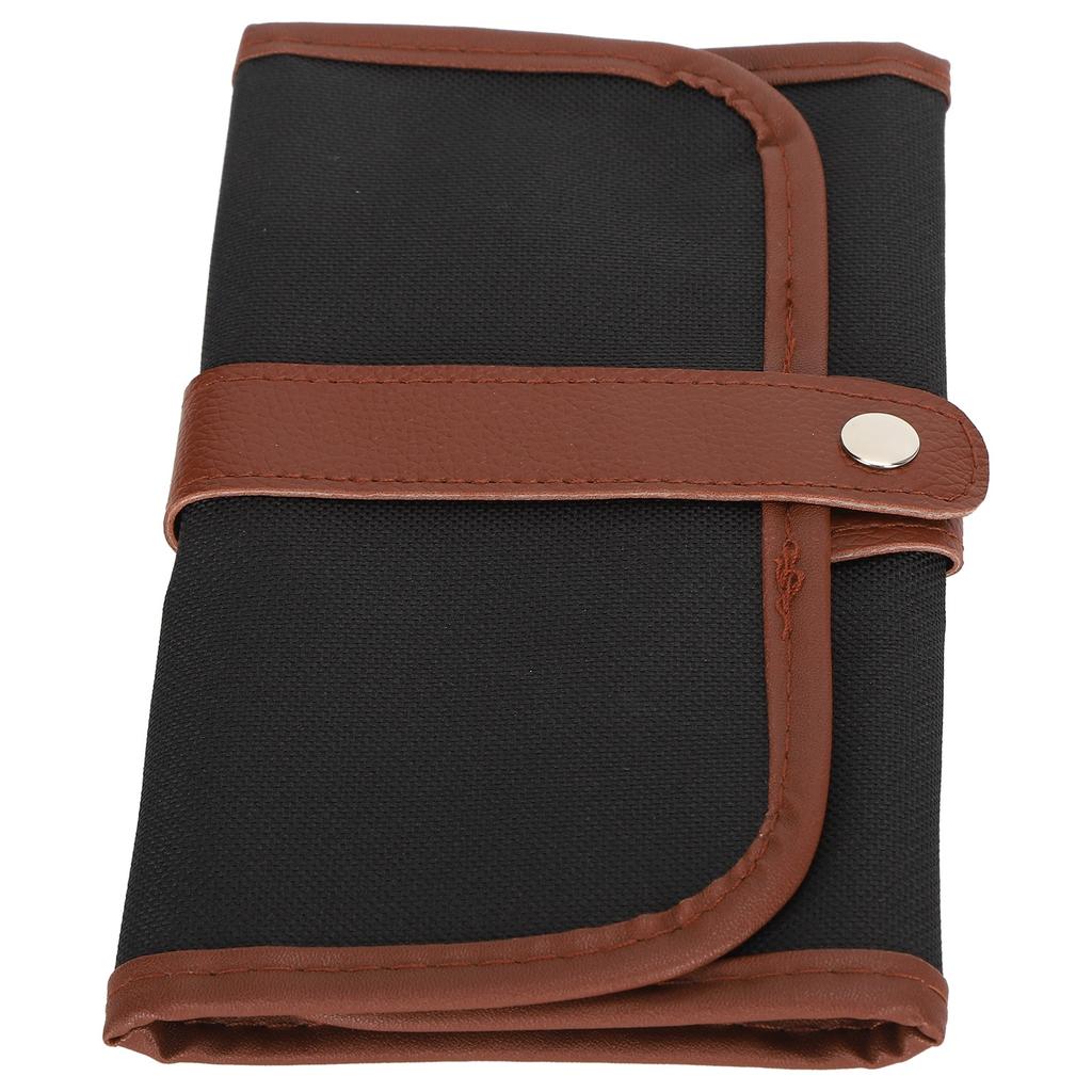 Pen Wrap Roll Pencil Case Canvas Bag Pouch Painting Tools Storage Stationery School Supplies