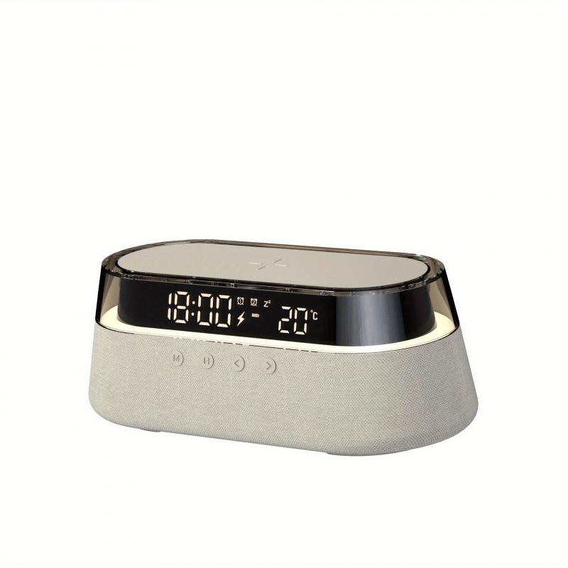 

F 286 6-in-1 Digital Bedside Alarm Clock Radio One Size хаки