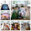 3D Tiger Printed Bedding Sets Children Cool Home Bedclothes Unique Design Duvet Cover Set