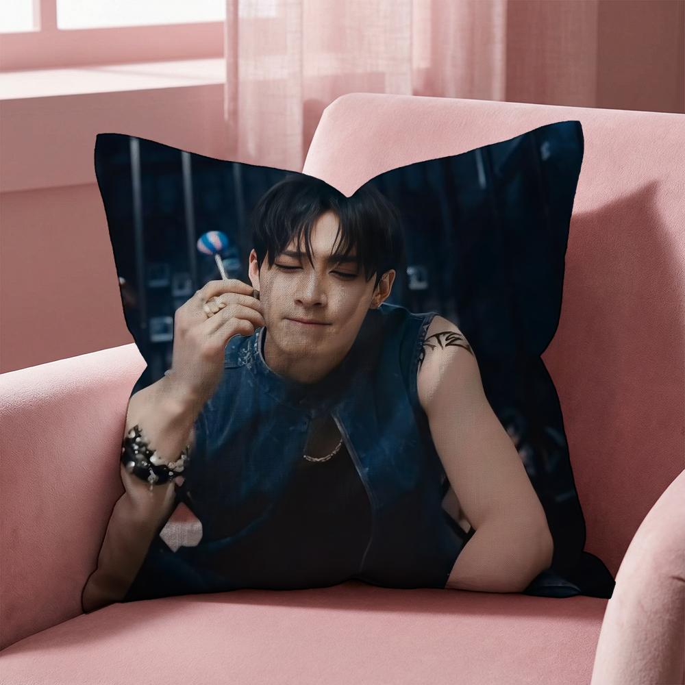 

HOT-KPOP B-Bang S C-Chan S Cushion Cover Multi-Scene Pillow Cover for Home & Car - Reversible, Soft & Durable for Daily Use 30cmx30cm