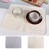40 X 30cm Dish Draining Mat Silicone Sink Pad Tableware Cushion Tray Dish Drying Mat Kitchen