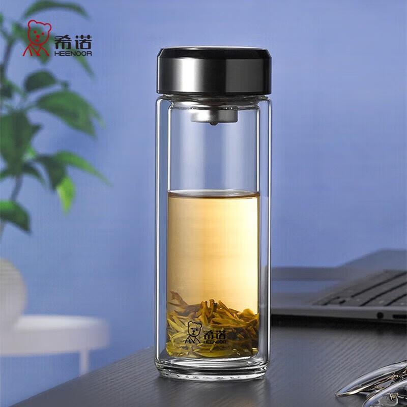 Heenoor Double-Layer Glass Tea Cup