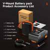 PALO V Mount V-Lock 199Wh Battery BP Battery With PD 65W Cable for Sony Camcorder Broadcast Video Light Blackmagic URSA