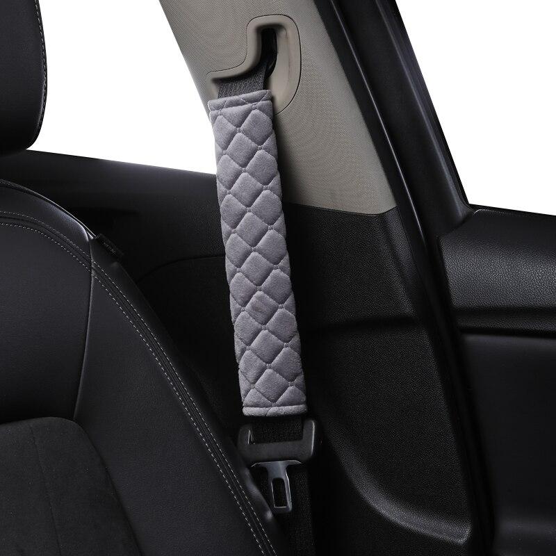 Comfortable and Adjustable Seat Belt Covers In Soft Velvet Fabric - Perfect for Car, Truck, SUV, Backpacks