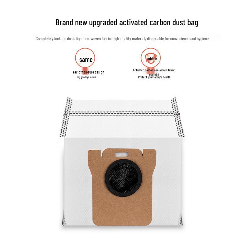 Xiaomi Mijia M30 Pro Robot Vacuum Accessories: Side Brush, Mop Cloth, HEPA Dust Bag, Cleaning Solution