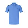 Golf Series Fashion Simple Versatile Classic Sports Comfortable Cool Feeling Knitted Short Sleeve Polo Shirt Men Tops Blue A11M525124F-BU