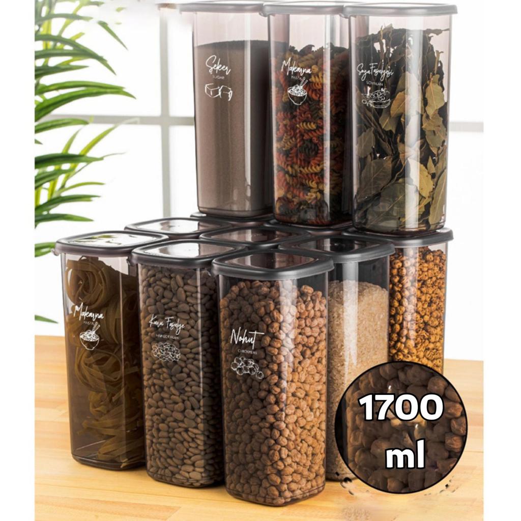 12 Pcs Food Storage Container, Noodle Box, Cereal Storage Container, Supply Jar