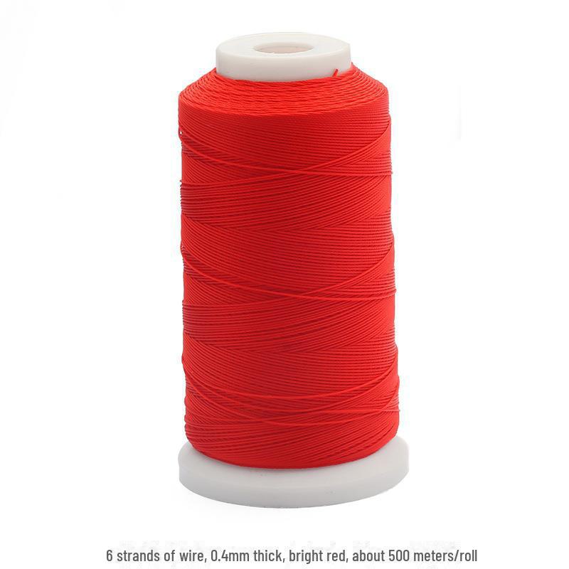 Handgefertigtes rotes geflochtenes Seilarmband mit chinesischem Jadeknoten