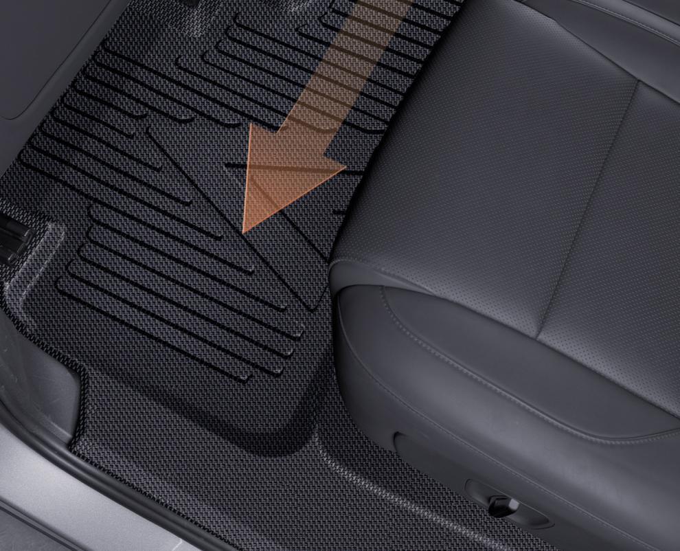 Geely Xingyuan 2024-2025 Double-Layer Door Sill Floor Mats, Full Surround TPE