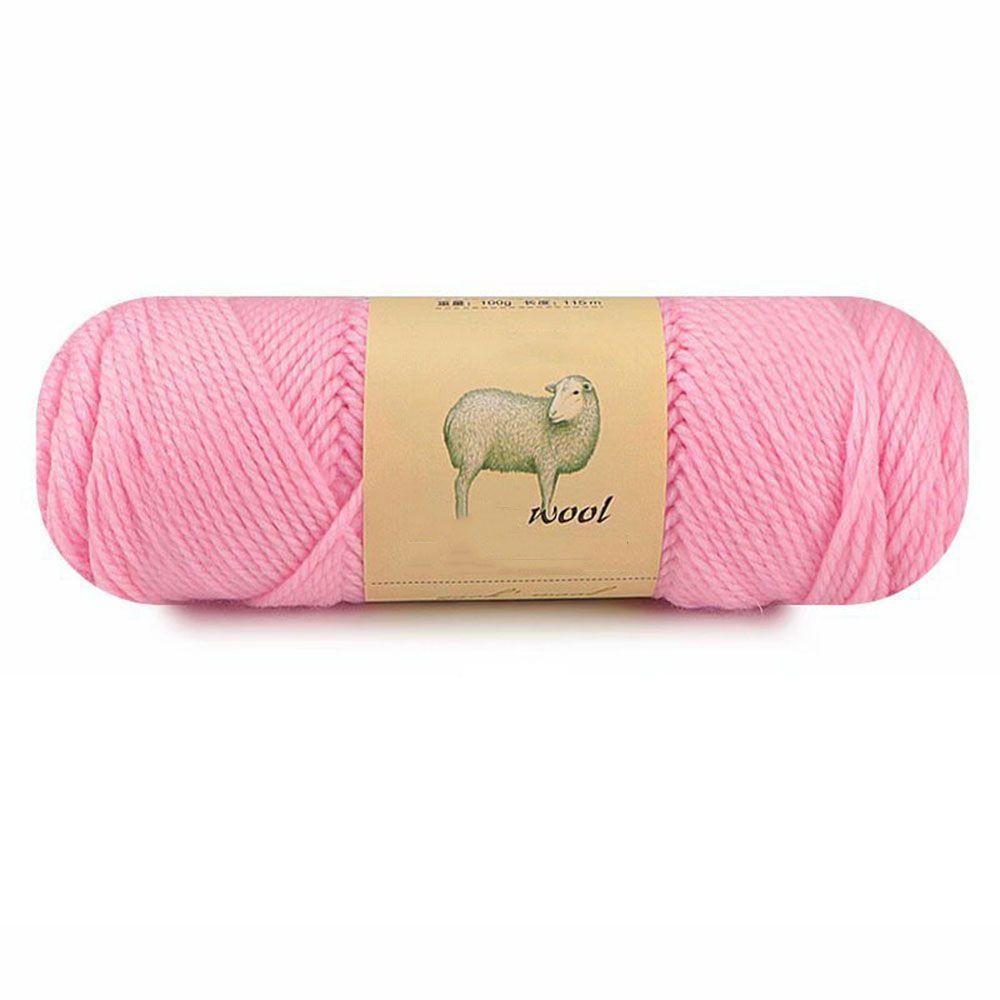 100g Doll Scarf Supplies Solid Color Baby Sweater Wool Crochet Yarn Sweet Soft Long Yarn Wool Yarn