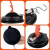 Vacuum Suction Cup Anchor with Fixed Hook Suction Cup Hook for Heavy-Duty Car Watch Strap Suitable for Car Bathroom