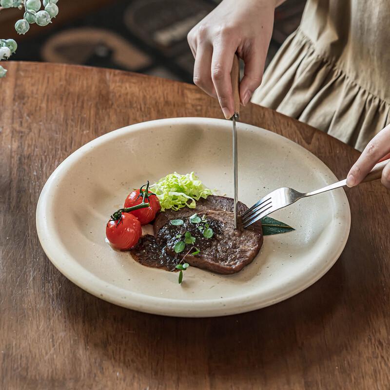 De ou Starlight 11-inch Ceramic Steak Plate