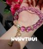 Ancient Chisel Carving Rich Ruyi Eight Treasures Compass Agate Turquoise Bracelet New Chinese Point Diamond Apple Bead Drill Tube Bracelet
