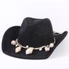 Popular European and American Classic Suede Western Cowboy Hat, Men's and Women's Fashion Big-brimmed Top Hat Shade