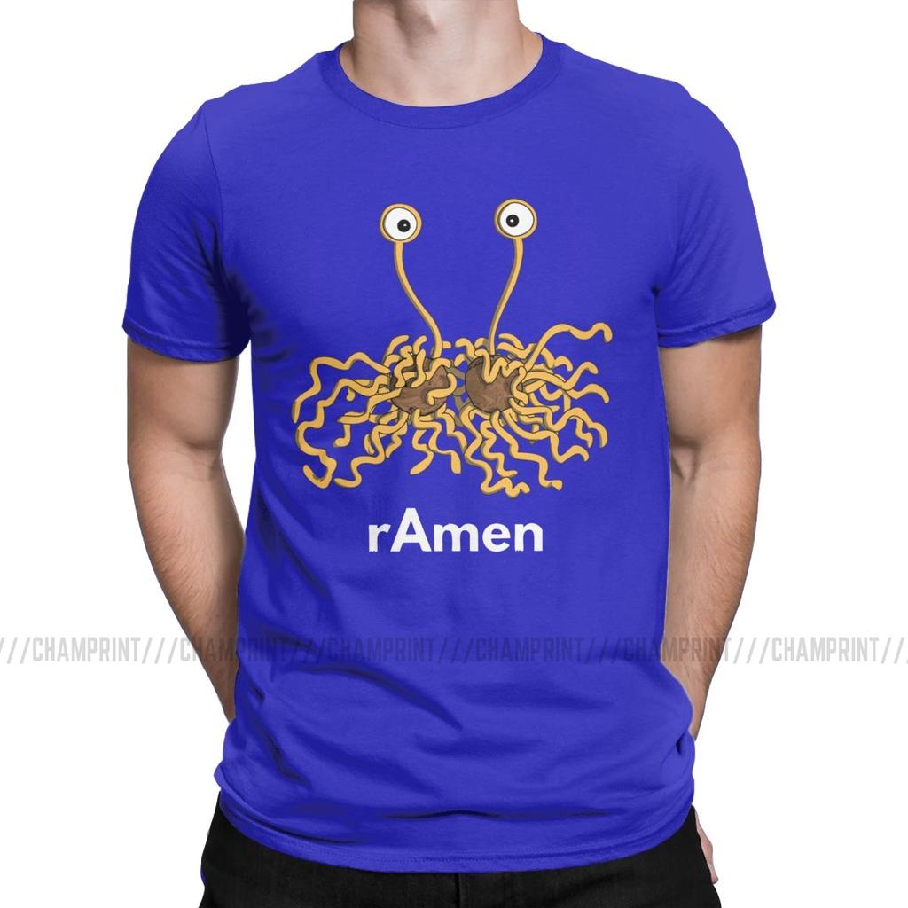 Men T Shirts Flying Spagetti Monsterism Monster Pastafarianism Skeptic Atheist Hipster Tee Shirt Fsm Religion Church