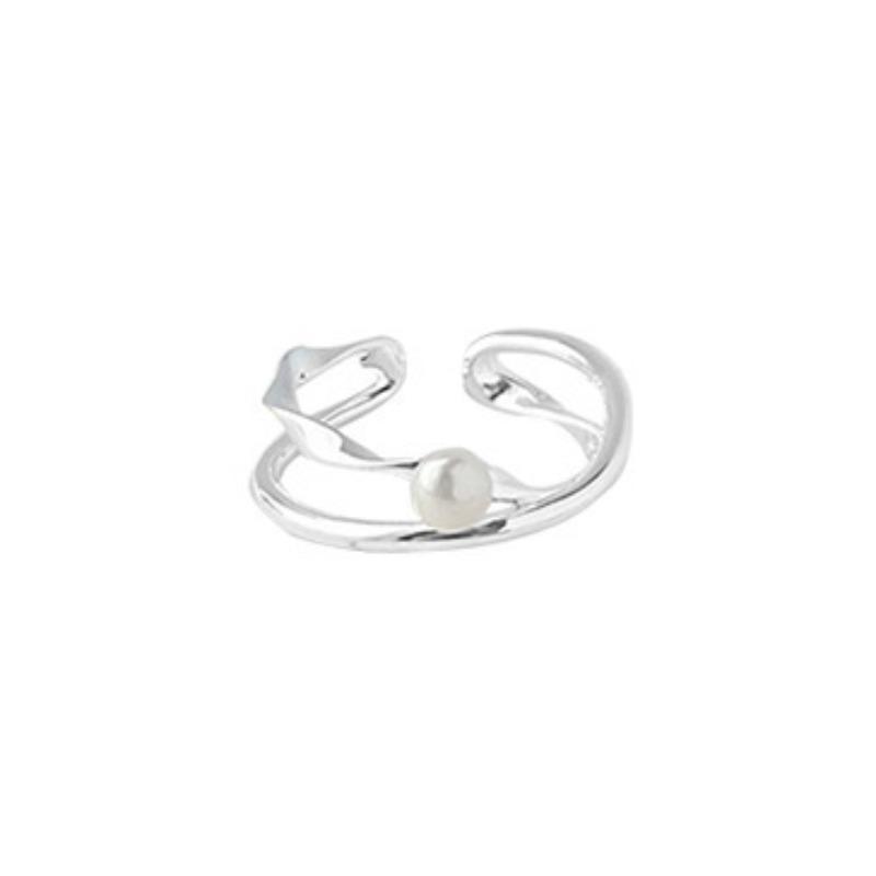 Female Fashion Niche Temperament Simple Cross Layered Ring