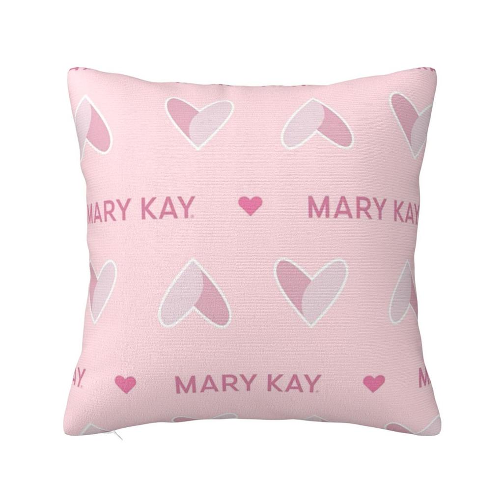 Mary Kay Cosmetics Square Pillowcase Cushion Cover Pillow Case Throw Pillow Cover for Home Sofa Living Room