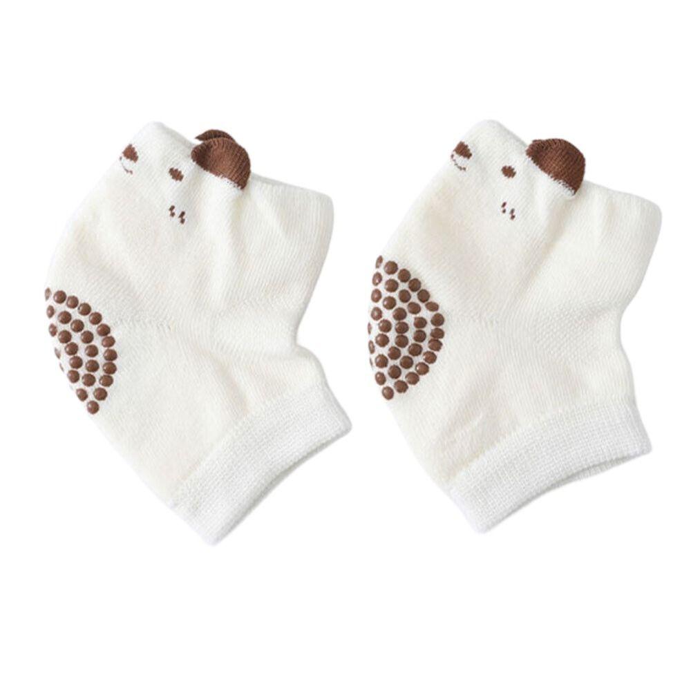 

Противоскользящий детский наколенник для ползания из хлопковой смеси, милый детский наколенник для малышей Baige bear