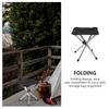 Collapsible Design Portable Folding Stool Stainless Steel Telescopic Stool Collapsible Seat  Travel