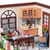 Tsukurundesu® DIY Miniature House Dollhouse DGM Series (My Dining) with Japanese Instructions