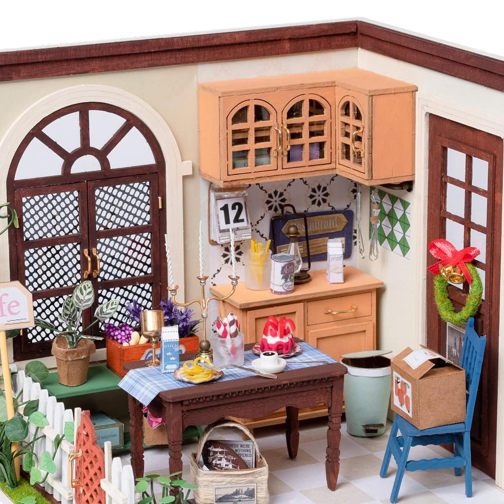 Tsukurundesu® DIY Miniature House Dollhouse DGM Series (My Dining) with Japanese Instructions
