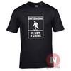 Skateboarding Is Not A Crime Skating TShirt Cool Skateboard Design Logo Tee