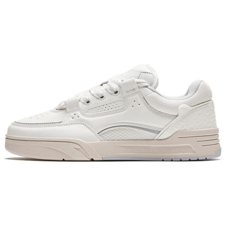 

Anta AOJIE Slip Resistant Abrasion Resistant Low top Skateboard Shoes Men s White Gray 912348040-2 44