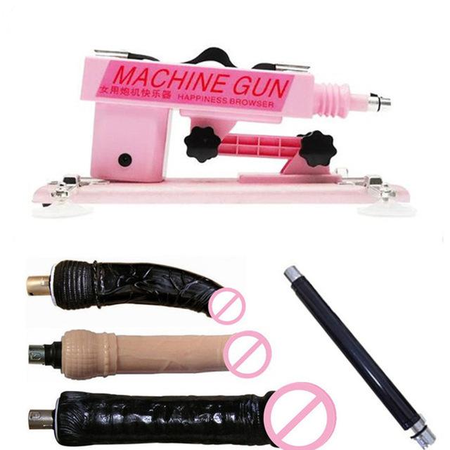 Sexules Toys Dildo Anal Plug Female Masturbator Male Vibrator Pumping Gun Automatic Sex Toys Machine for Adults Men Women Vagina