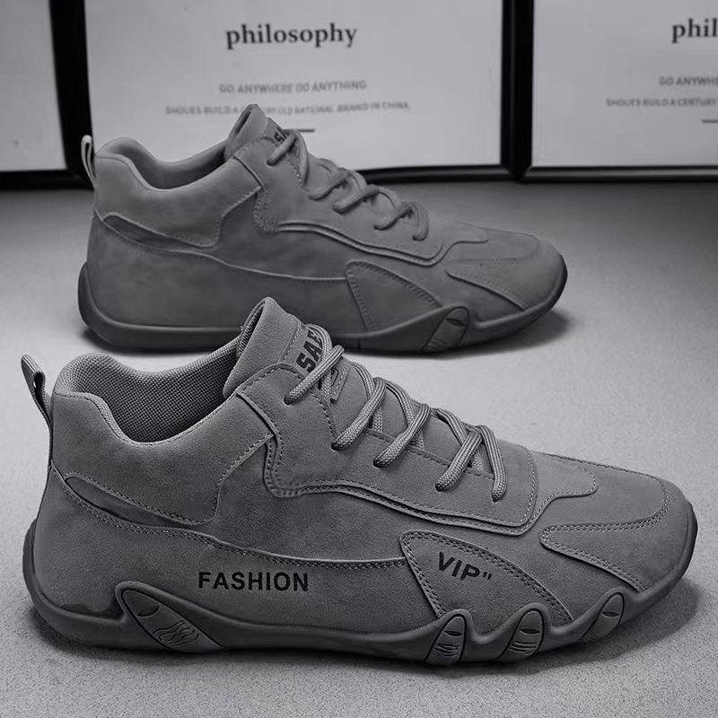 Fashion Men's New Autumn Breathable Casual Sports Shoes, Waterproof and Wear-resistant Workwear Shoes, Outdoor Lightweight Hiking Shoes