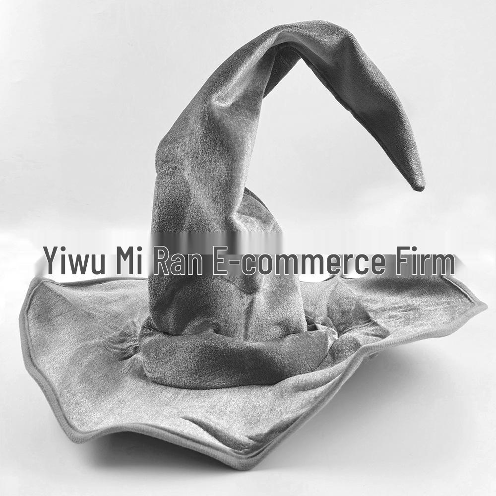 Işıklı Örümcek Ağı Cadı Şapkası Cadılar Bayramı Dekorasyonu