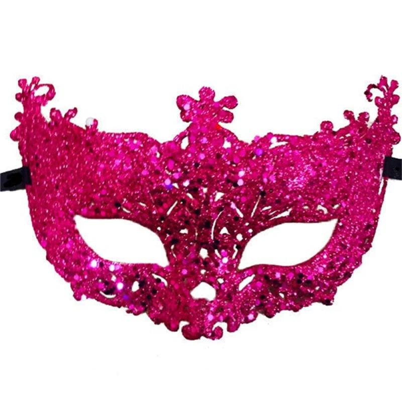 

New Fashion Luxury Venetian Masquerade Mask Women Sexy Fox Eye Mask for Fancy Dress Christmas Halloween Party розы красного