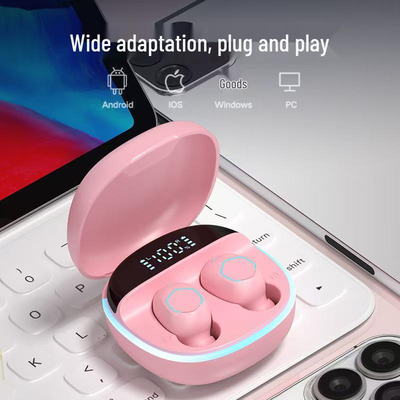 M13 Wireless Bluetooth Earphones: Mini TWS In-Ear, Smart Display, Long Battery Life (Bluetooth 5.2)