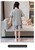 2026 New Summer Girls' Ultra-Thin Modal Pajamas Set: Short Sleeve Airy Comfort Suit for Medium and Large Kids