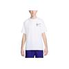 Nike Logo Print Round Neck Short Sleeve T-Shirt Men tops White FV3715-100