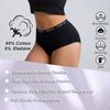 3 Pièces Slips en Coton Sans Coutures pour Femmes Culottes Grandes Tailles pour Femmes Sous-vêtements Respirants Lingerie Douce Taille Haute pour Femmes S-XXL
