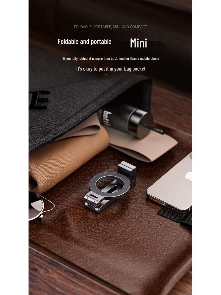 New MagSafe Foldable Rotating Phone Stand: Portable, Magnetic, and Travel-Friendly