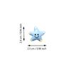 5/10pcs Mixed Colors Smiling Face Star Shape Fridge Magnets Fancy Cute Home Decoration Sticker Decor Po Note Holder