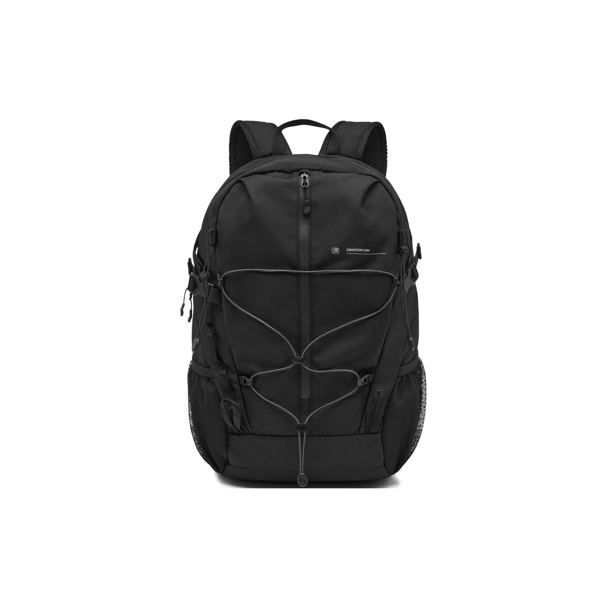 

Li Ning Sports Lifestyle Series CF Retro Fashion Casual Large Capacity Backpack Travel Student Commuting Climbing Bag Unisex Backpack Black ABSU187-3 Black