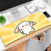Cute Cartoon White Goose Design Large Size Playmat Natural Rubber Nonslip For Laptop Office Desktop Bedroom Gaming