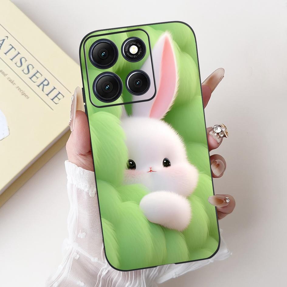 Shockproof Cover For Motorola Moto G86 Power Case Cute Cartoon Rabbit Soft Silicone Phone Cover For Moto G56 G 86 G86Power Funda