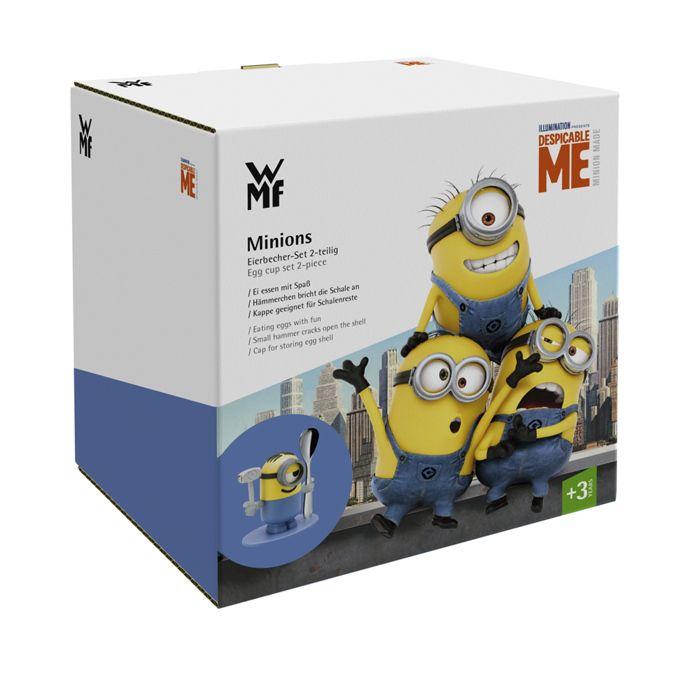 Coquetier - WMF - Minions - Plastique haute qualité - Cuillère en inox 18/10 - Compatible lave-vaisselle