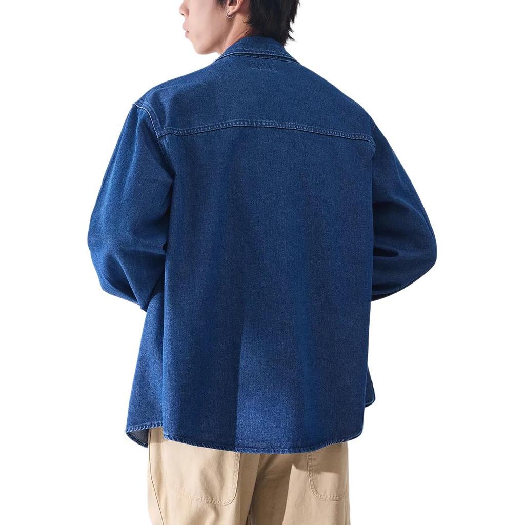 Converse Shirts Unisex Blue Lapel Moderate UCJ418-UHA
