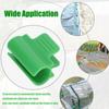 24pcs Greenhouse Clamps Single Head Row Cover Netting Tunnel Hoop Clips Insect Proof Shed Film Shading Net Rod Clips